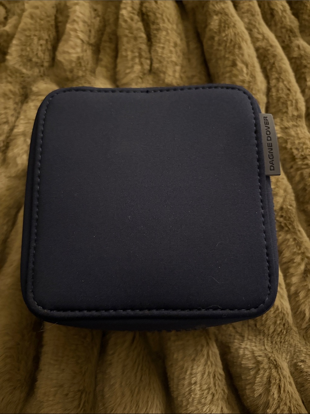 Dagne Dover Navy Compact Tech Organizer Case